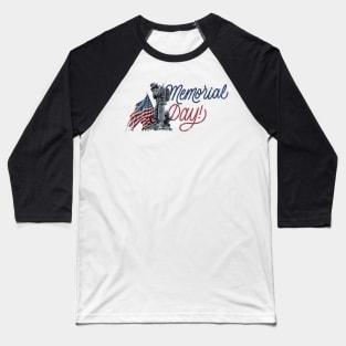 Memorial day - veteran statue Baseball T-Shirt